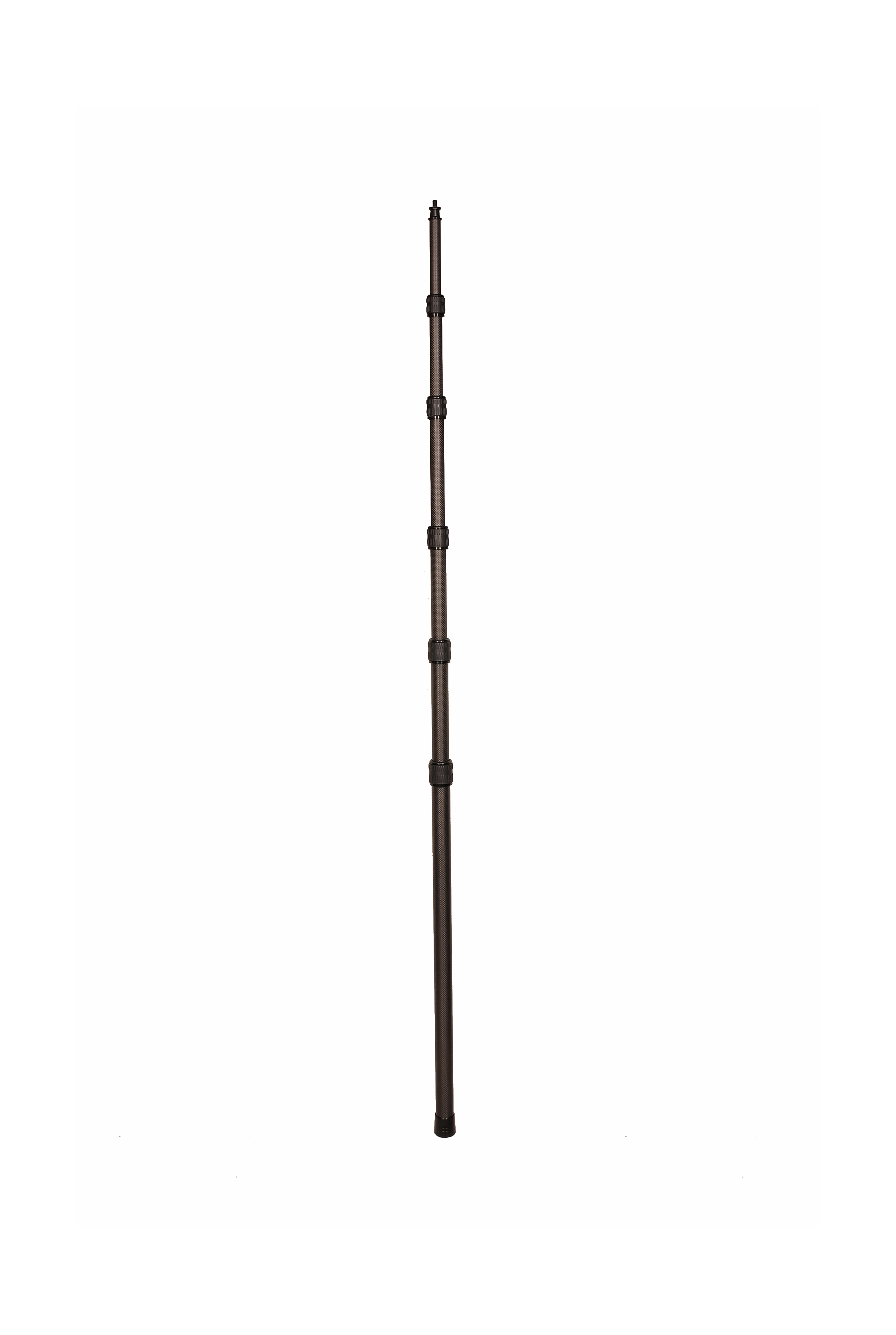 RS C32405 Carbon Fibre Boom Pole fully extended to 4 meters with microphone attached