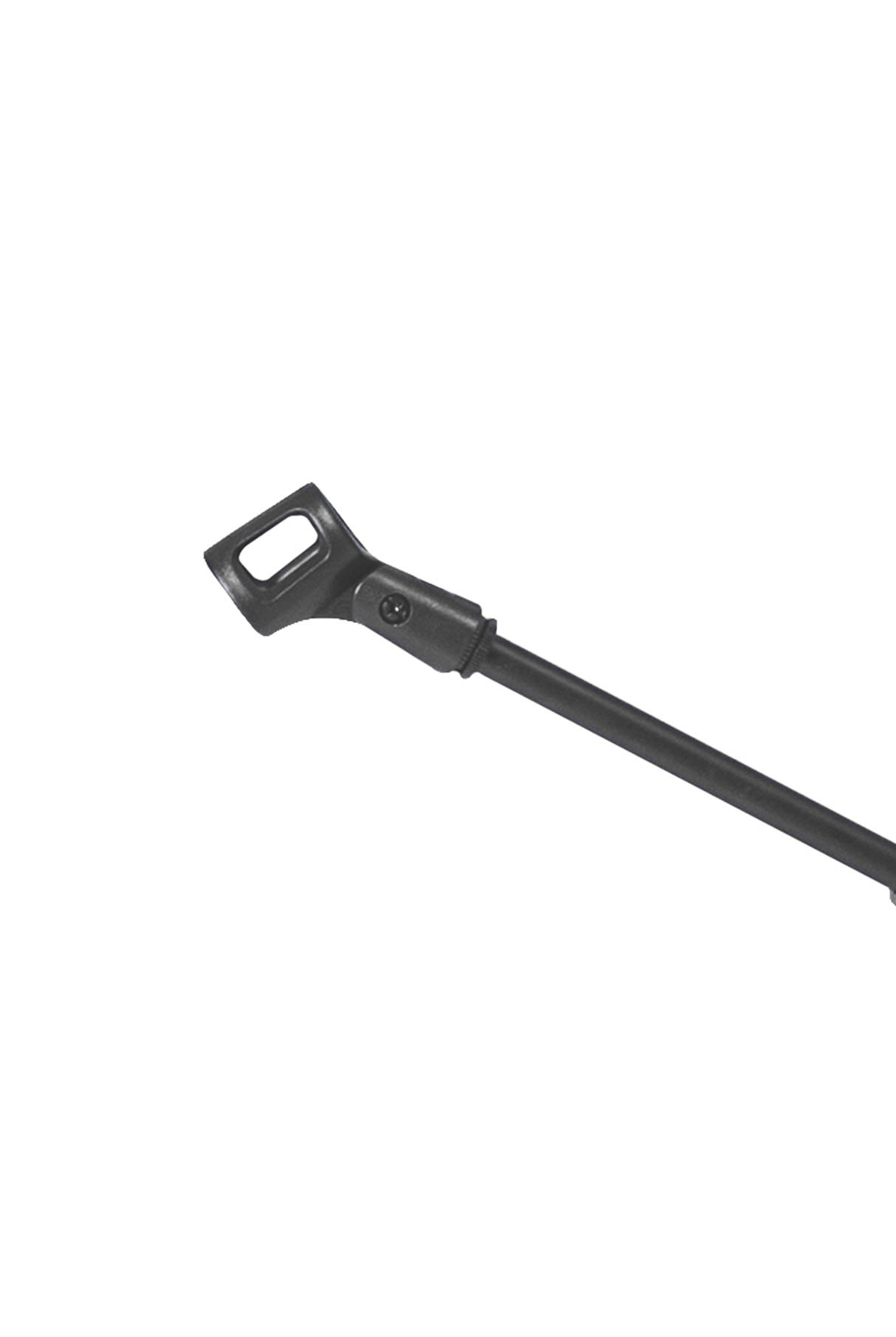 Side view of RS120 Short Boom Stand showing low-profile design and sturdy base