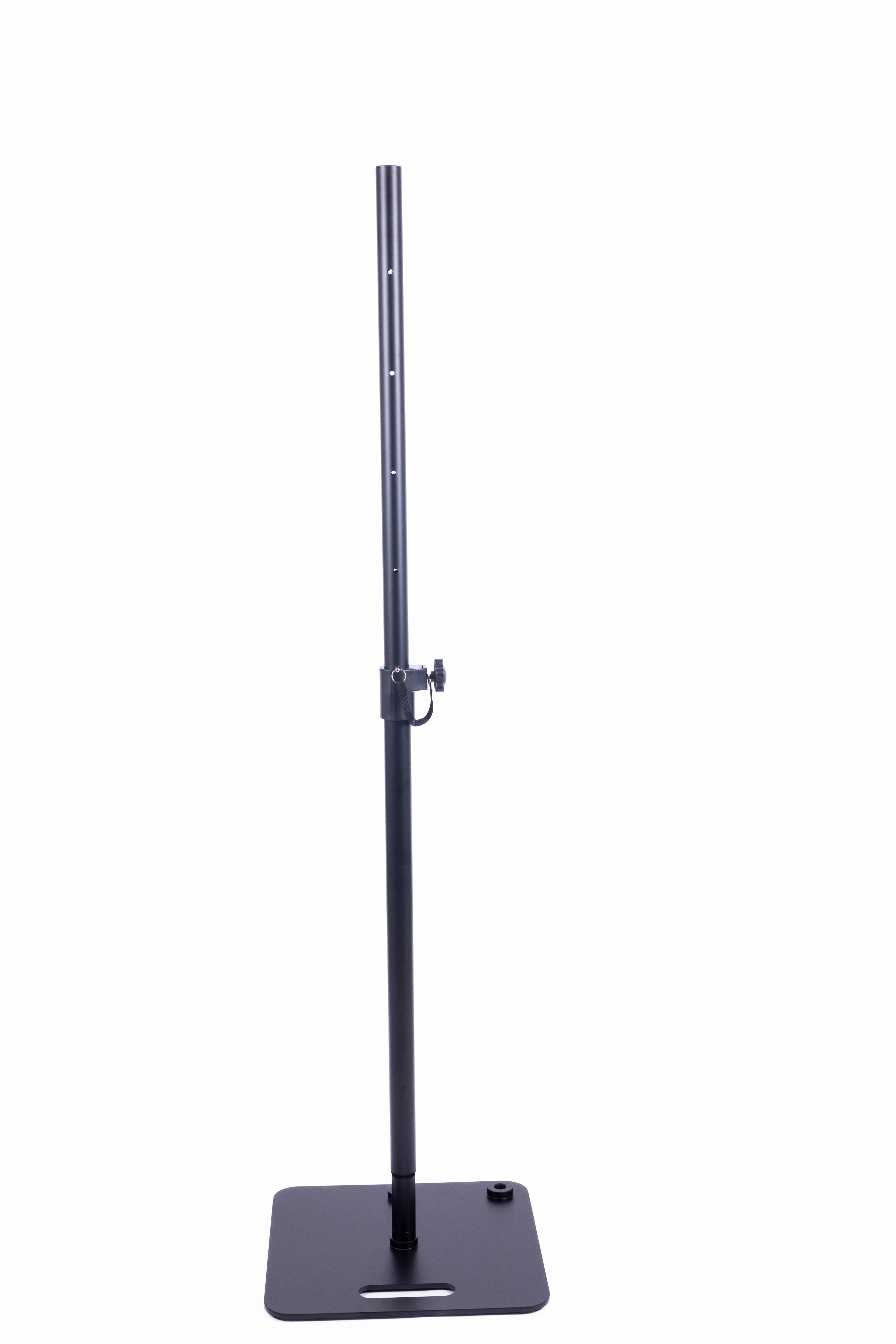 RS4040 Heavy-Duty Metal Base Plate with speaker in stage setup