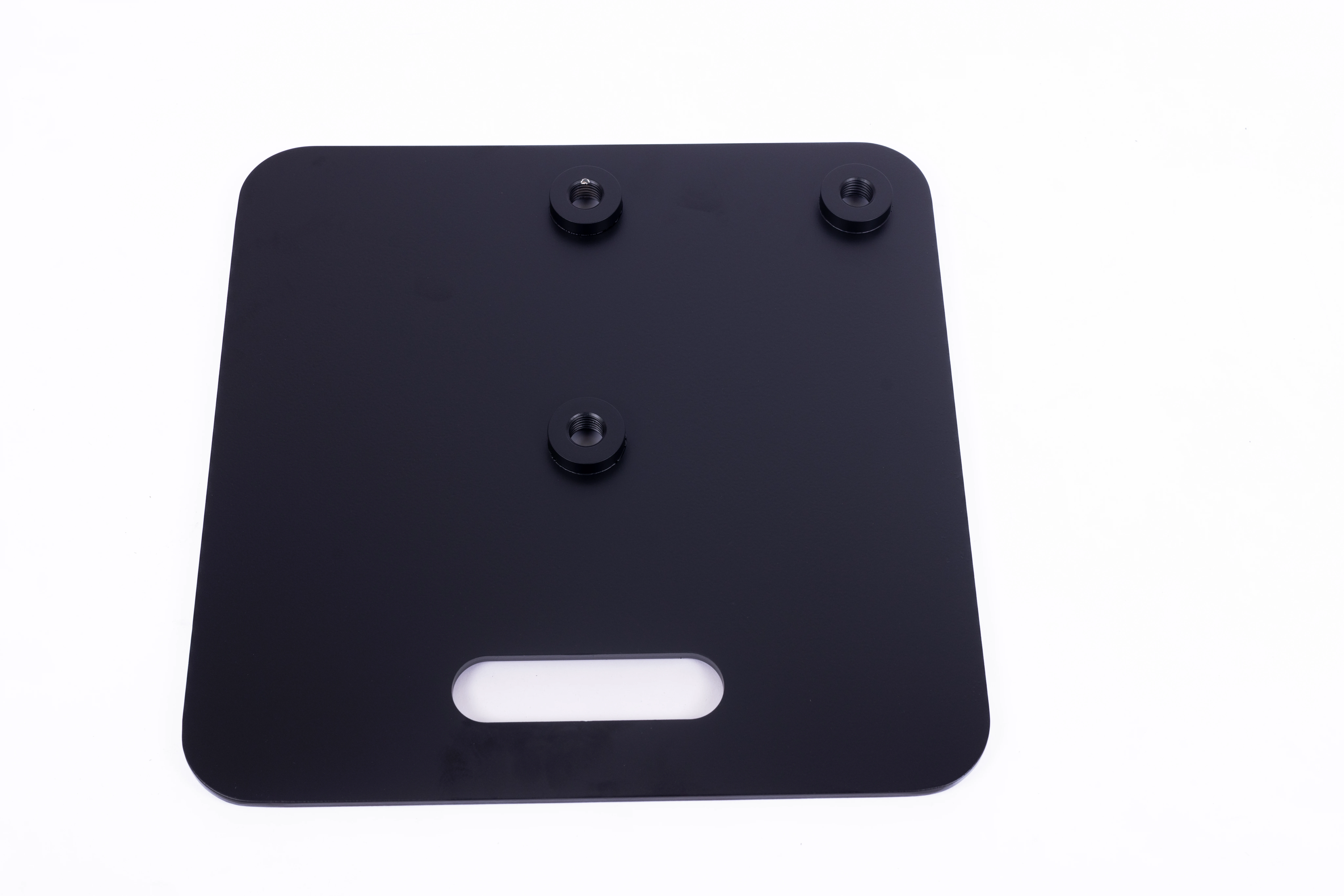 RS4040 Metal Base Plate showing adjustable pole mounting