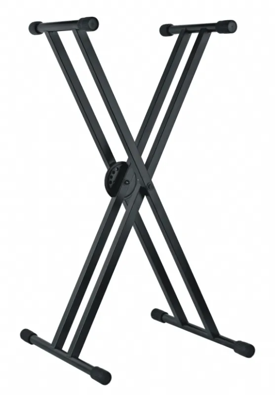 RS625 Adjustable Keyboard Stand with digital piano at performance height