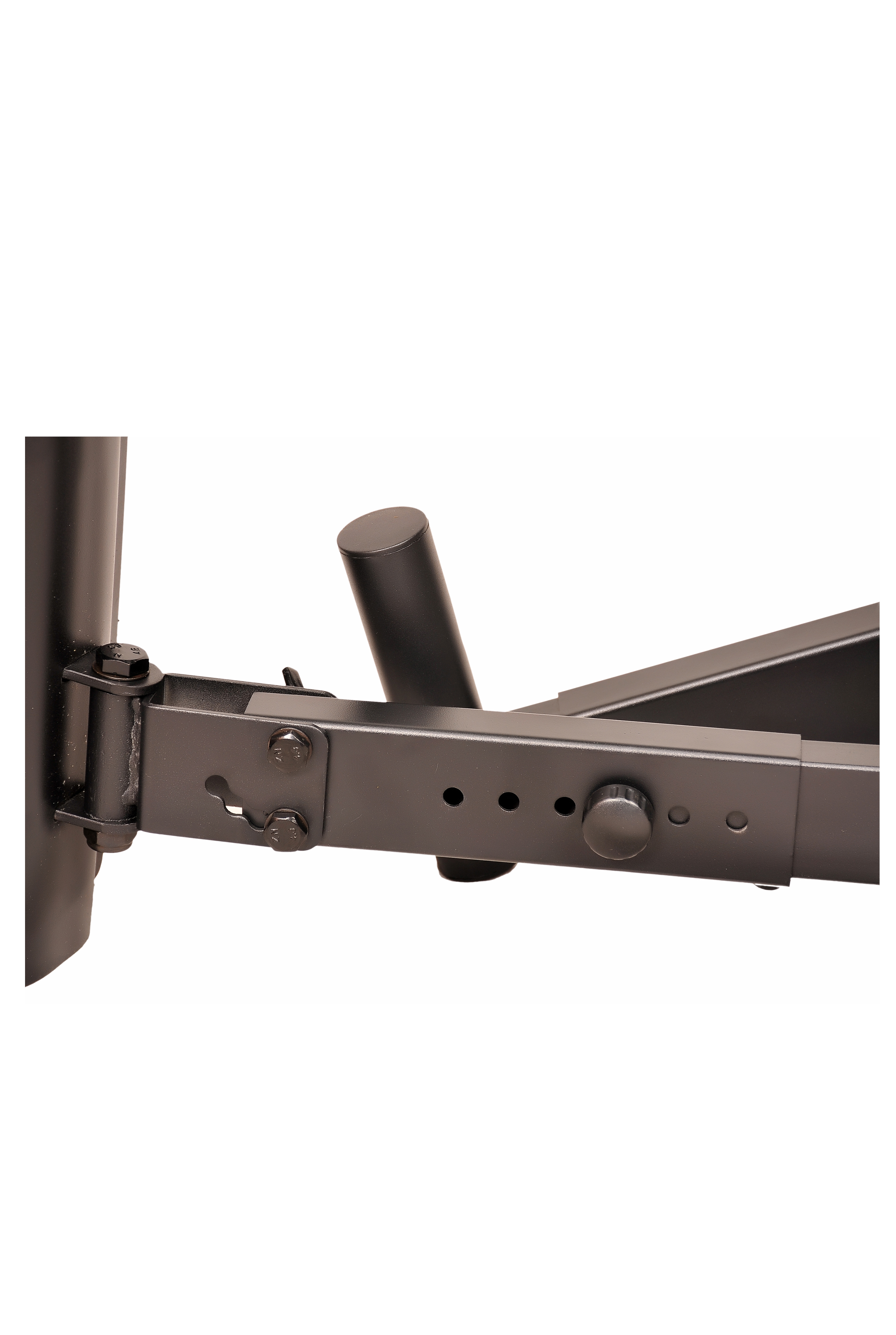 Close-up of RS908's height adjustment mechanism