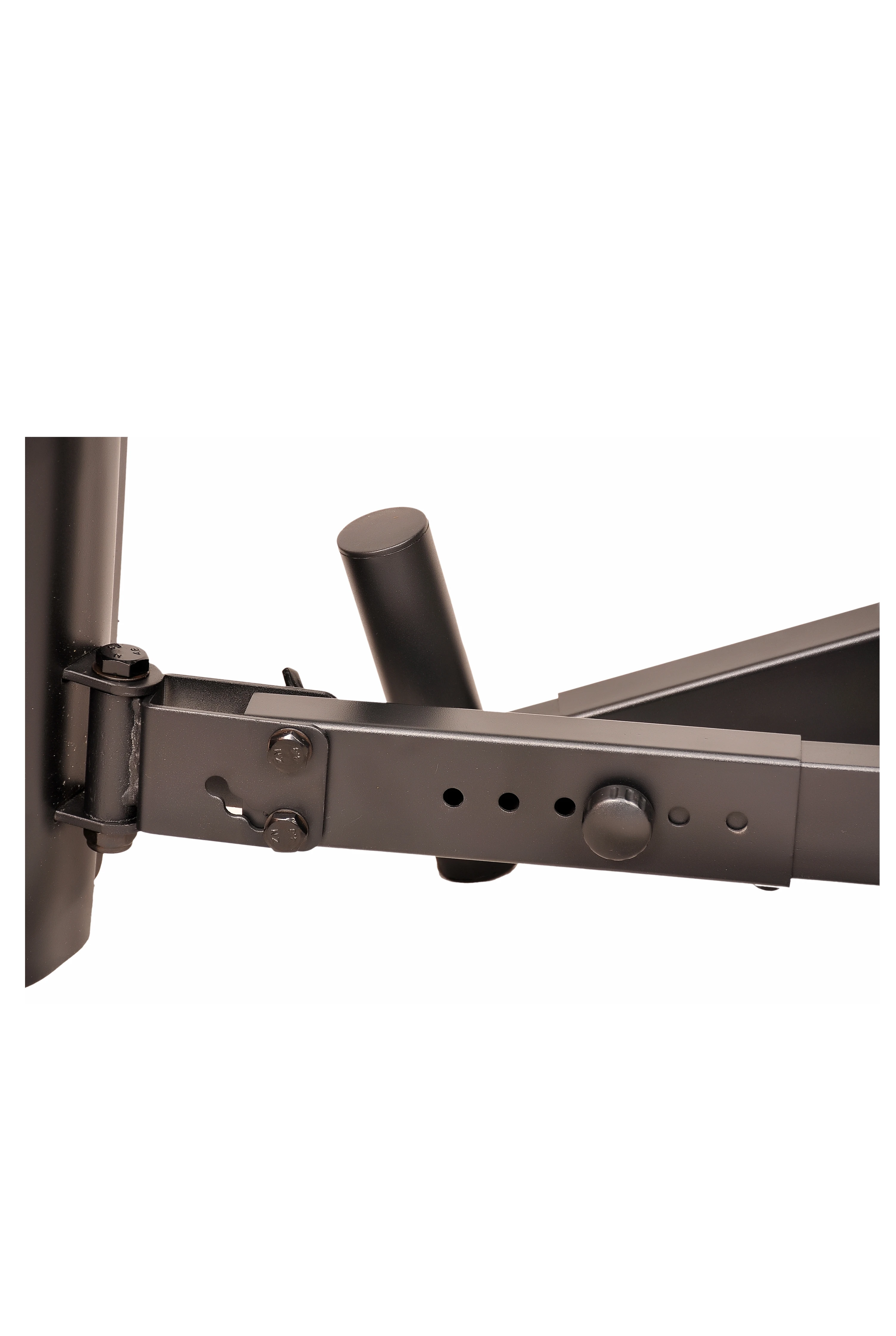 Close-up of RS908's height adjustment mechanism