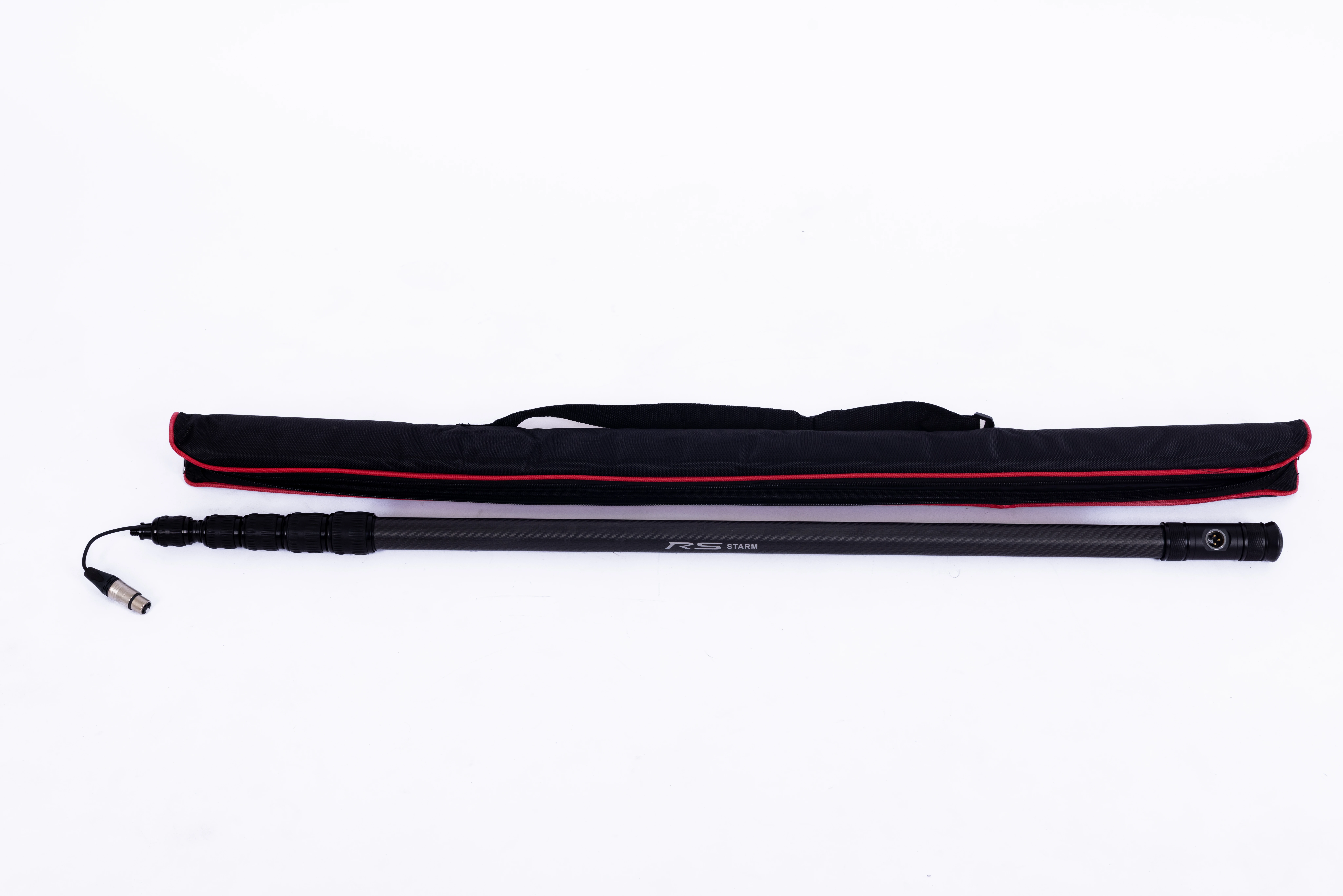 RS STARM Boom Pole in collapsed state for portability
