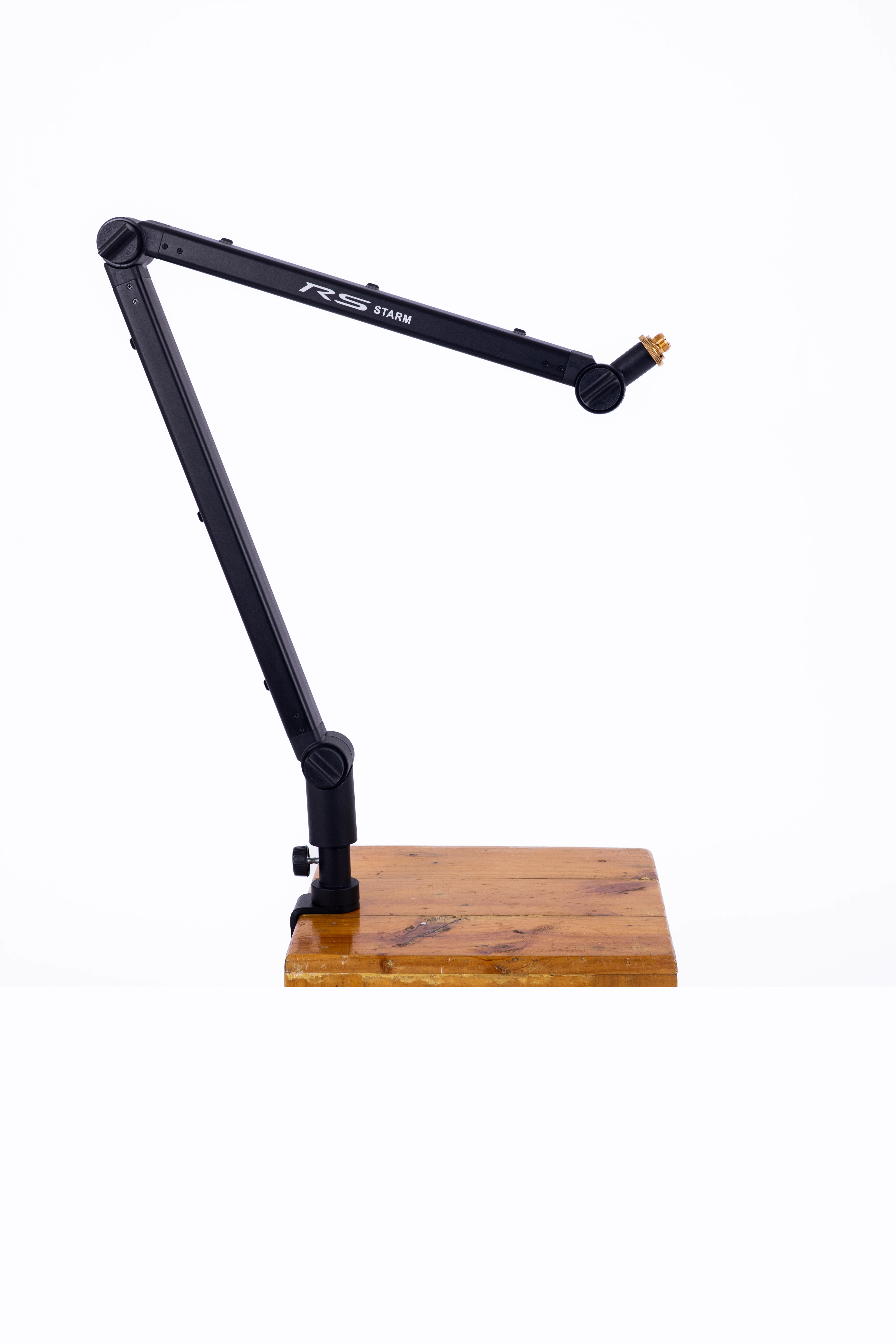 RS STANDS STARM Microphone Arm in podcast setup
