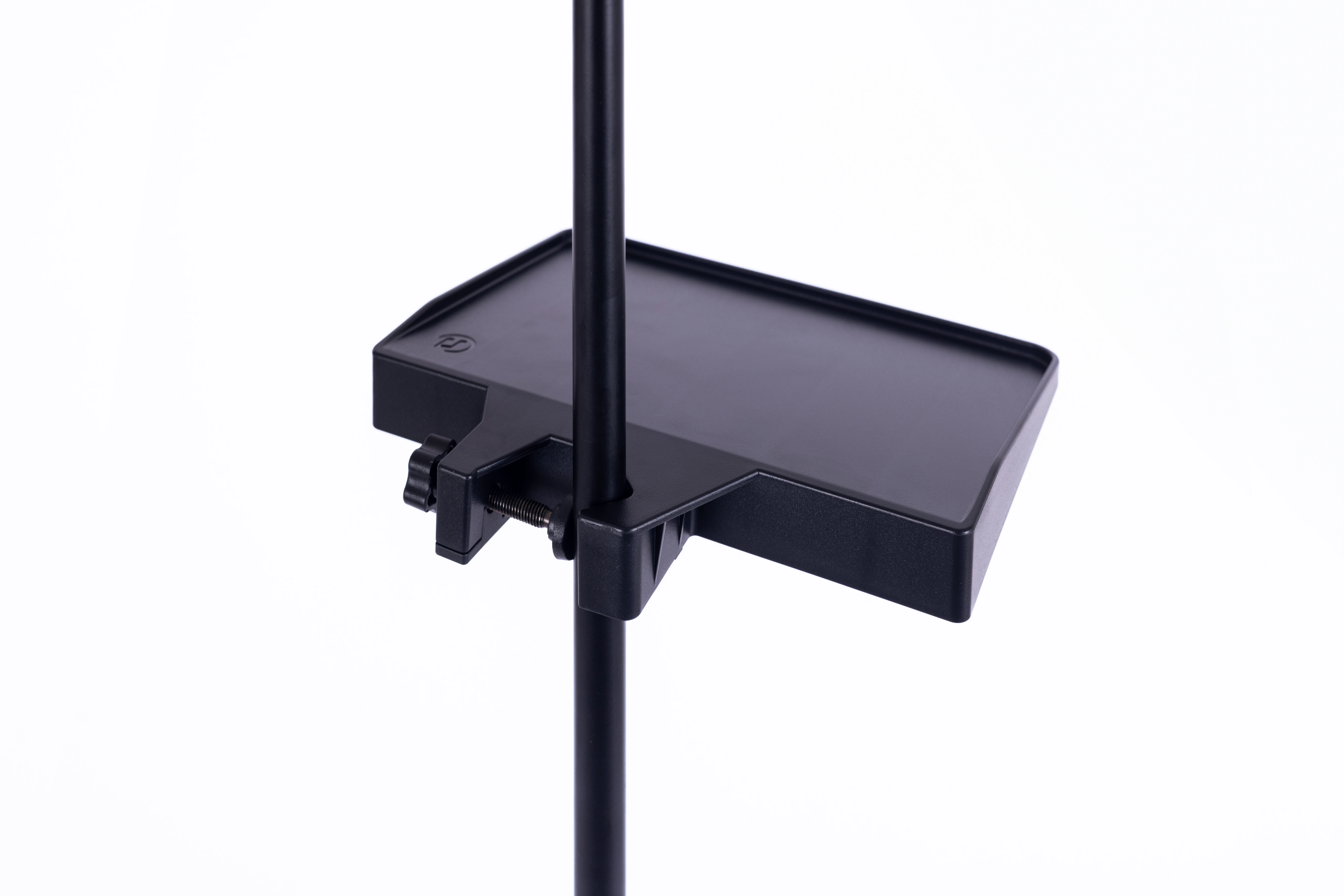 Sound Card Plate in matte black finish with raised edge design